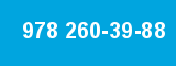 978 260-39-88